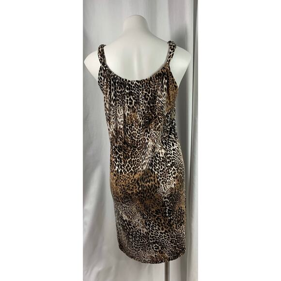 50% OFF Spence Dress Mixed Animal Print Cheetah Leopard - Picture 3 of 6